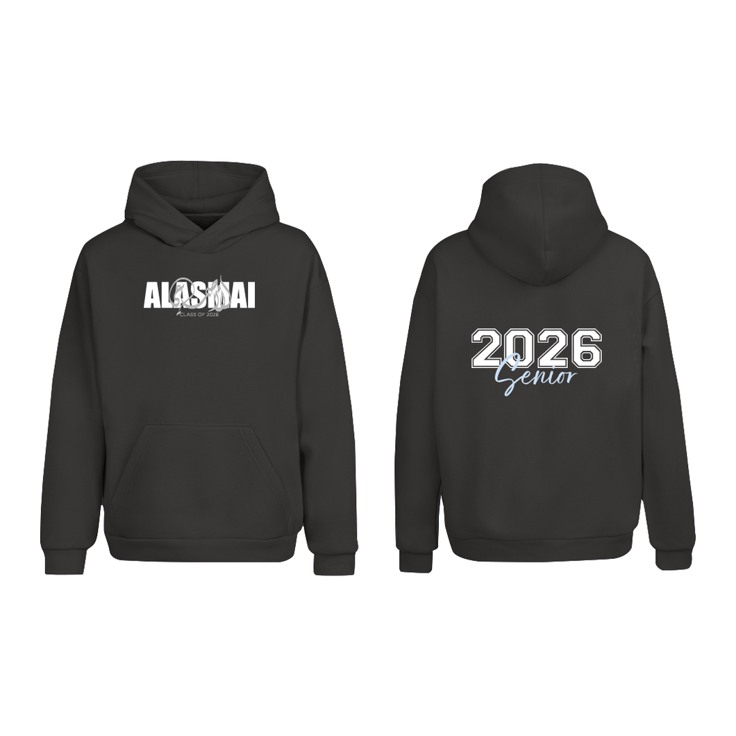 Alasmai '26  Hoodie black (embroidery)