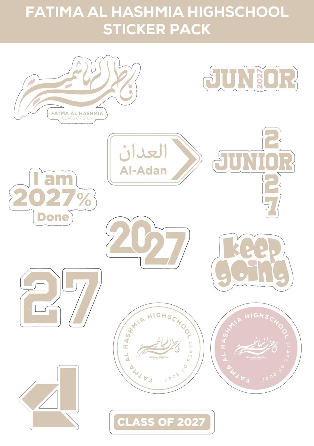 FATMA AL HASHMIA 27 Stickers
