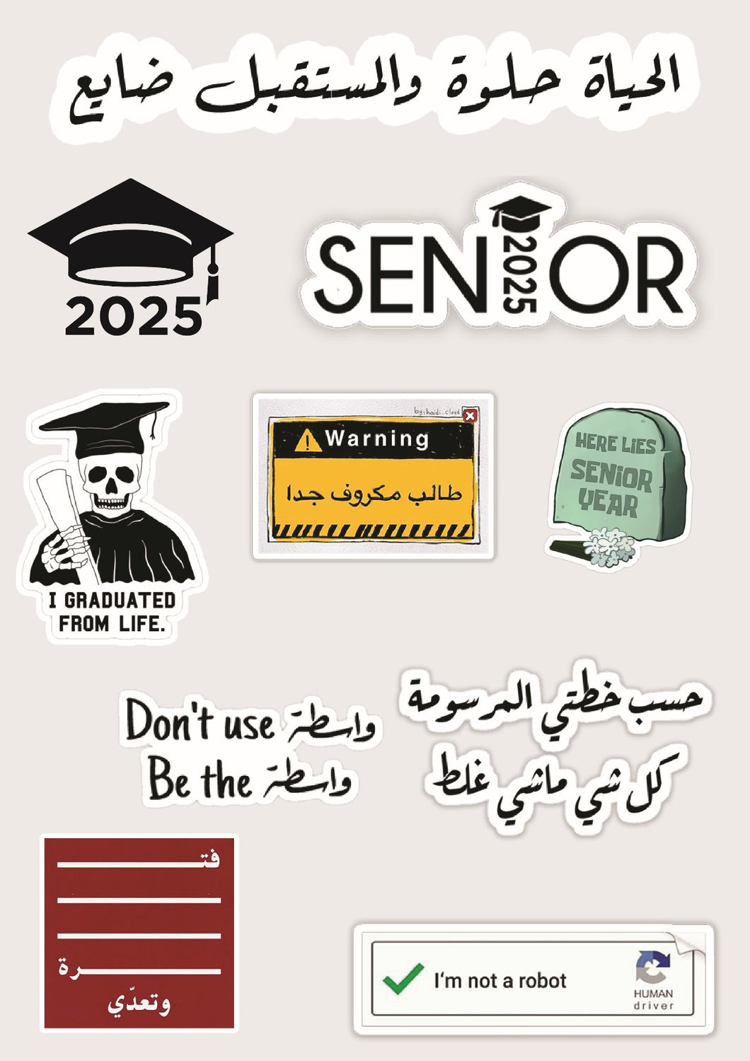 SAHS ‘25 Stickers