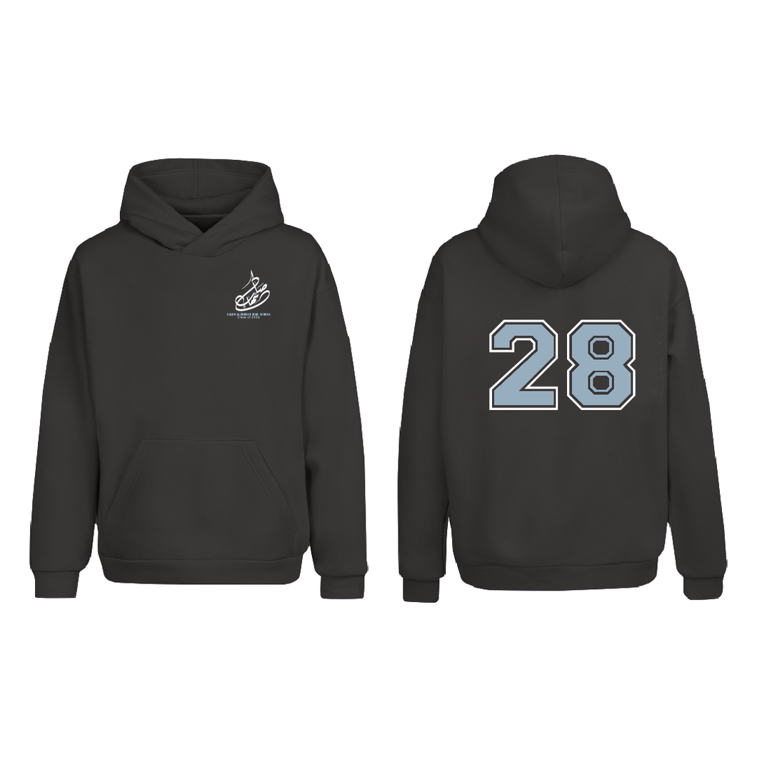 SALEH AL SHEHAB '28 Hoodie black (embroidery)