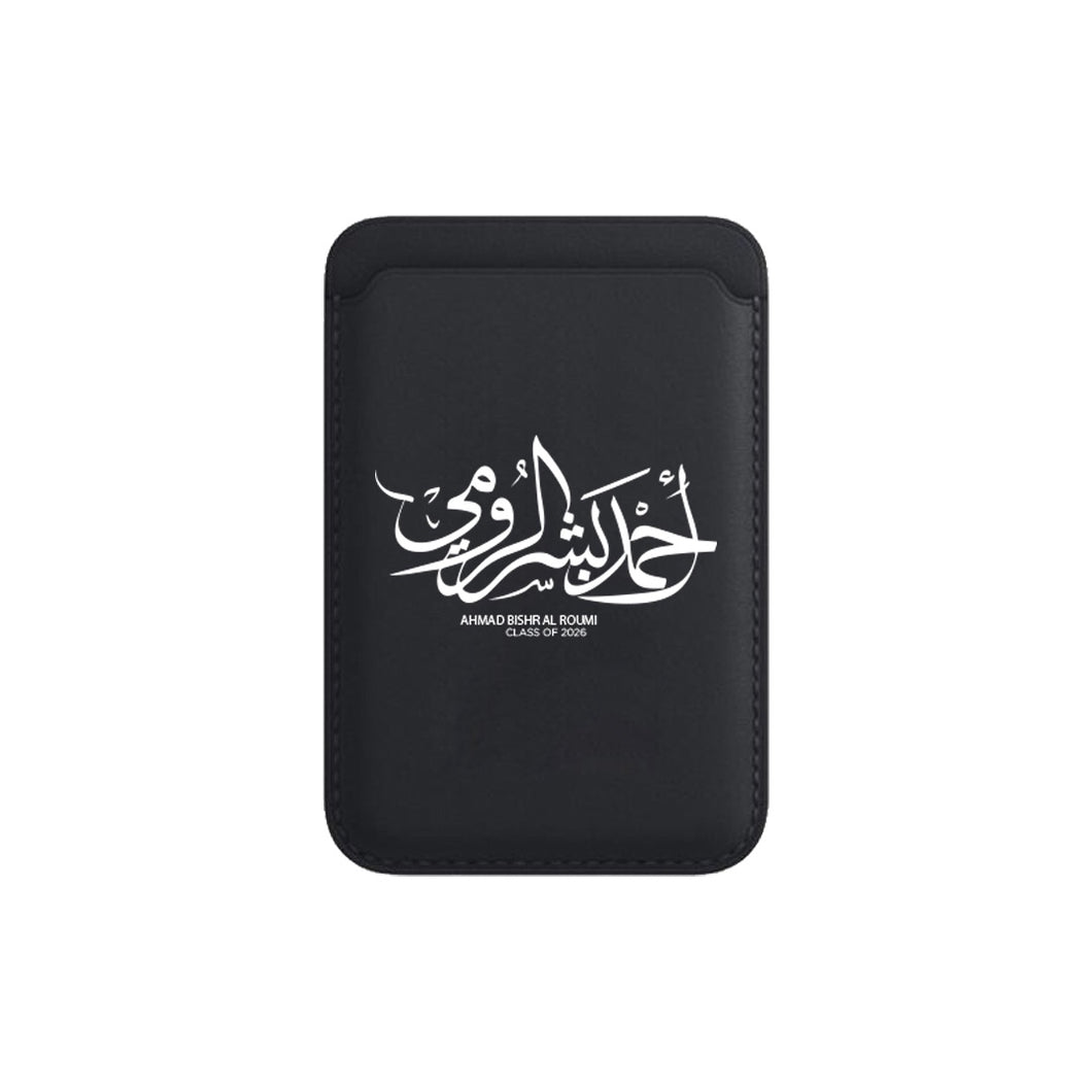 AHMAD BISHR AL ROUMI '26 Phone Wallet (Black)