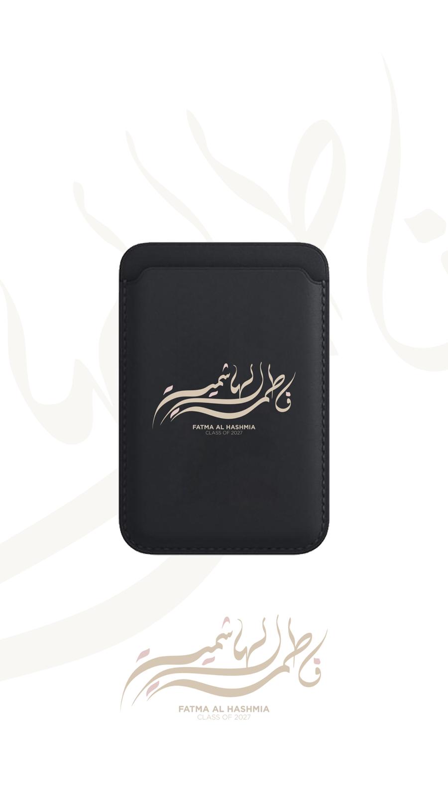 FATMA AL HASHMIA 27  Phone Wallet (Black)